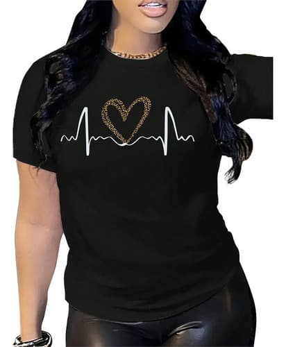 Playeras Mujer Deportiva Casual Cuello Redondo Manga Corta - $78.00 en Mercado Libre | PrecioMX