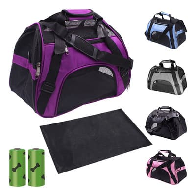 Bolsa Transportadora Para Perro Gato Mascota Plegable Grande