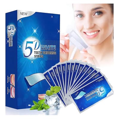 Tiras Blanqueadoras Dentales 5d White 28 Piezas Antideslizantes - $86.00 en Mercado Libre | PrecioMX