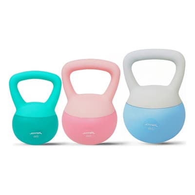 Kit Pesas Rusas Blandas Kettlebell 4 + 6 + 8 Kg Antideslizantes Coloridas Entrenamiento Joyfox Fit - $966.42 en Mercado Libre | PrecioMX