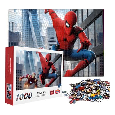 Rompecabezas Marvel Spiderman Ironman 1000 Piezas 70*50cm Puzzle Juegos Regalos Festivos Interacción Padre - Hijo Regalos Navideños Juegos Infantiles Juegos De Puzzle - $178.00 en Mercado Libre | PrecioMX