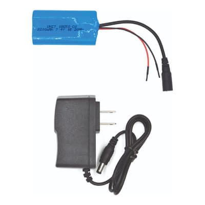 Batería 18650 7.4v 2s1p 2200mah + Cargador Plug De 1a 8.4v - $264.80 en Mercado Libre | PrecioMX