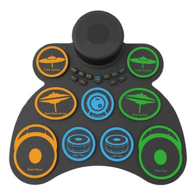 Batería Electrónica Enrollable Miwayer 9 Pads Portátil Electronic Drum