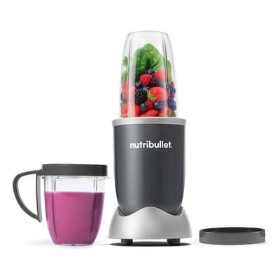 Nutribullet 600w Procesador De Alimentos Gris 6 Pcs 24 fl oz