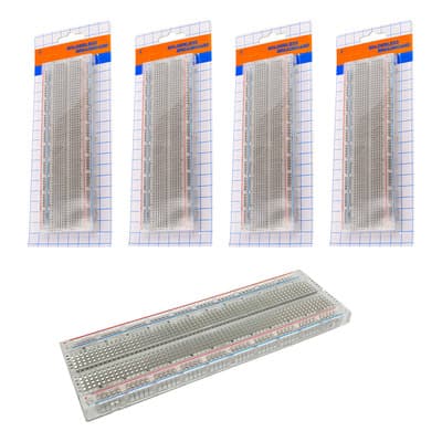 Protoboard Transparente 830 Puntos Tecneu Mb-102 Set De 4 Herramientas Electrónica - $194.35 en Mercado Libre | PrecioMX
