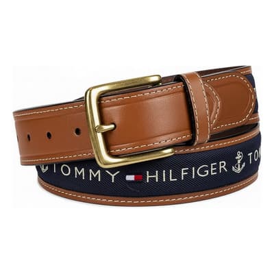 Cinto Tommy Hilfiger Clásico 100%original Importado Elegante