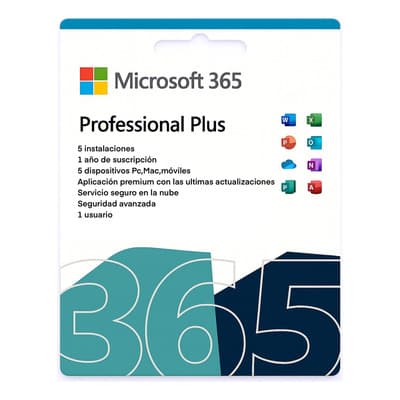 Office 365 5 Multidispositivo Profesional Plus 1 Año - $300.00 en Mercado Libre | PrecioMX