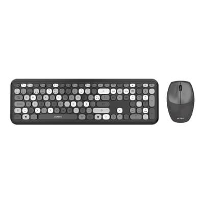 Combo Inalámbrico 2 En 1 Mk475 Teclado + Mouse Delgado Negro