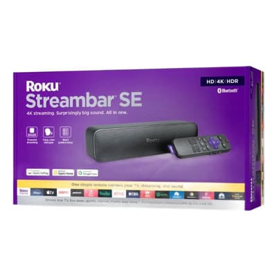 Roku Streambar Se 2 En 1 Barra De Sonido Con Streaming Negro Tipo De Control Remoto De Voz - $1,399.00 en Mercado Libre | PrecioMX