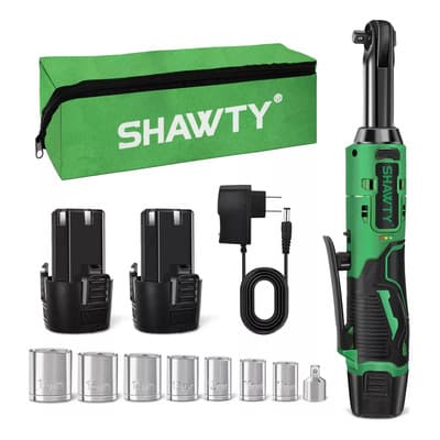 Llave De Trinquete Electrica Shawty, 12v Matraca Electrica Impacto Eléctrica Inalámbrica, 3/8 Carraca Eléctrica, 46n.m 400rpm, 2ah Batería*2, 7 Vasos Y Led, Con Bolsa De Transporte Verde 50hz/60hz - $902.31 en Mercado Libre | PrecioMX