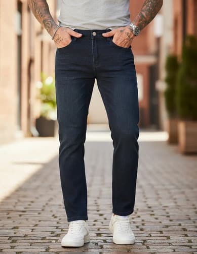 Pantalones De Mezclilla Hombre Recto Jeans Arjen Kroos - $295.92 en Mercado Libre | PrecioMX