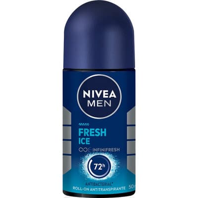 Nivea Men Desodorante Antibacterial Fresh Ice 48 Horas Protección Antitranspirante Para Hombre En Roll On 50 Ml - $21.00 en Mercado Libre | PrecioMX