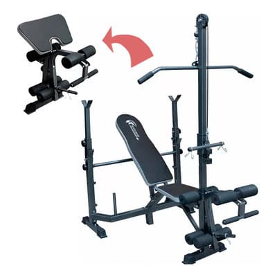 Banco De Pesas Multiposiciones Con Predicador Y Remo Banco De Entrenamiento Para Pecho Brazos Y Abdomen Equipo Fitness Ajustable Para Ejercicio Con Mancuernas En Casa - $2,699.00 en Mercado Libre | PrecioMX