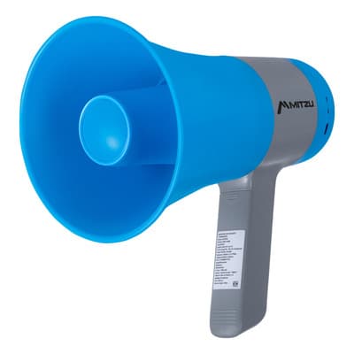 Megáfono Mitzu Recargable 800 Metros De Alcance Meg-445bl