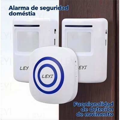 Letech® 2 Sensores Y Timbre Detector De Movimiento Con Campana Timbre Negocios Tiendas Leyi 1 Alarma + 2 Sensores Seguridad Hogar Blanco - $295.30 en Mercado Libre | PrecioMX