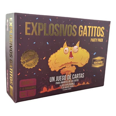 Explosivos Gatitos Party Pack 2-10 Juego De Mesa En Español Para Niños Y Adultos A Partir De 7 Años, Juego De Mesa Estratégico Y Humorístico, No Hagas Explotar Los Gatitos - $299.00 en Mercado Libre | PrecioMX