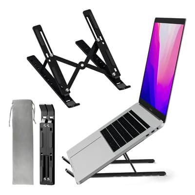 Base Soporte Laptop Ivarma M18 Aluminio Plegable Portátil Y Ajustable Color Negro - $96.23 en Mercado Libre | PrecioMX