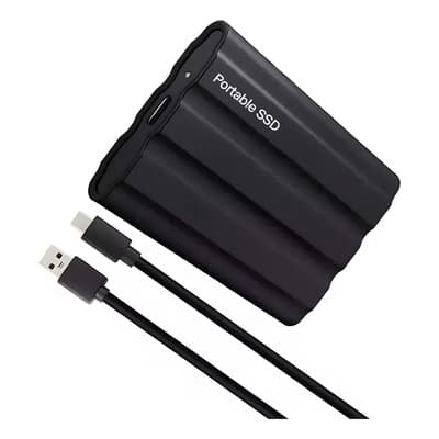 GOROFIT Externo Disco Duro Ssd 2tb 2000gb Sólido Mini Portátil - SSD Ultracompacto Tipo-C, 2000GB, 2x Velocidad, Anti-Caídas, Para Mac/PC/Android