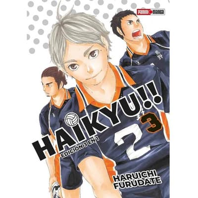 Haikyu!!, De Haruichi Furudate. Haikyu!! Vol. 3, Editorial Panini, Edición 3 En 1. Tapa Blanda En Español, 2022