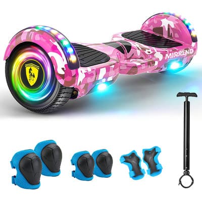Patinete Electrico Rosa Barato Hoverboard Electrico Mirrend Bluetooth Rgb Para Niños Regalos
