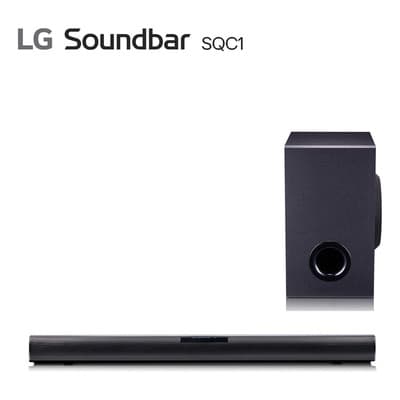 LG Soundbar SQC1 | Barra de sonido 2.1 canales 160W con Subwoofer inalámbrico | Bluetooth, sonido envolvente y graves profundos para TV - $3,189.00 en Mercado Libre | PrecioMX