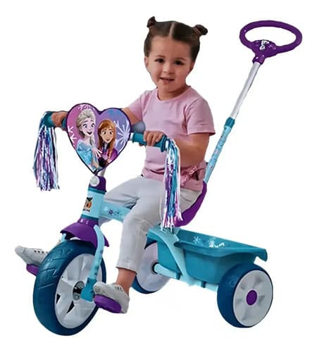 Triciclo Grande 2 En 1 Con Barra De Empuje Frozen - $1,499.00 en Mercado Libre | PrecioMX
