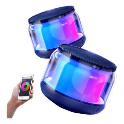 Altavoz Bluetooth Portátil Mini Altavoz Bocinas Para Multifunctional Bluetooth Speaker Rgb Altavoz Bluetooth Sonido Estéreo Inalámbrico Para Ordenador Escritorio 28 Horas De Larga Duración