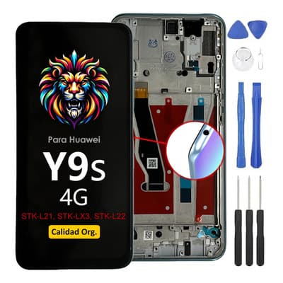 Pantalla Para Huawei Y9s/y9prime/p Smart Z Orig. Azul +marco