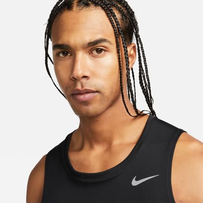 Nike Miler Camiseta Negra Dri-fit Para Correr Para Hombre - $519.35 en Mercado Libre | PrecioMX