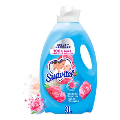 Suavizante De Telas Suavitel Cuidado Superior Fresca Primavera 3l - $118.90 en Mercado Libre | PrecioMX