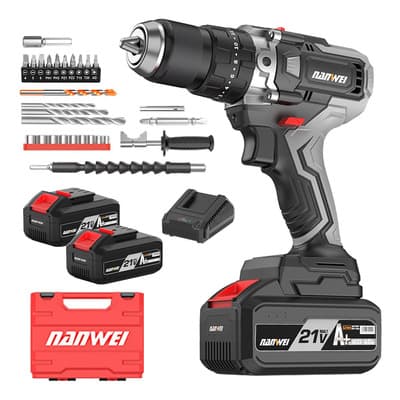 Taladro Rotomartillo 1/2'' Sin Escobillas 2baterías 4ah Nanwei Color Negro Frecuencia 60 - $1,759.00 en Mercado Libre | PrecioMX