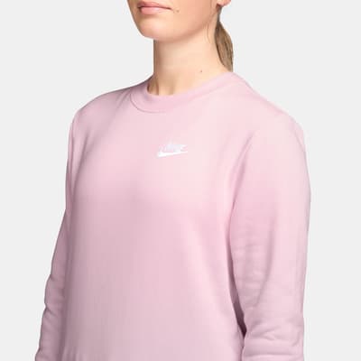 Nike Sportswear Club Fleece Sudadera Rosa Para Mujer