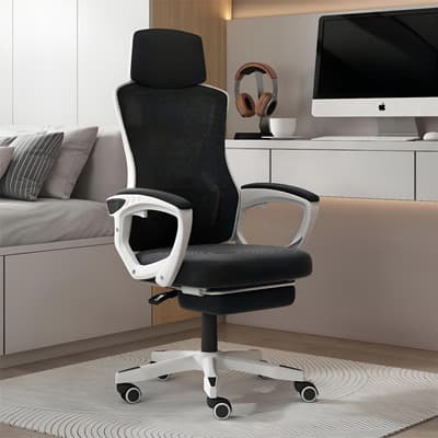Silla Ergonomica Gamer BuenHogar SE-818 Reclinable Giratoria Negro