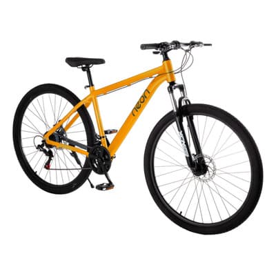 Bicicleta De Montaña Rodada 29 Neon Xtrail-2or, 21 Velocidades, Cuadro De Aleación Metálica, Frenos De Disco Y Pedales Antiderrapantes. Soporta Hasta 120 Kg Naranja M