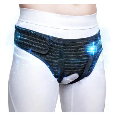 Faja Braguero Para Hernia Inguinal Soporte Ingle Bilateral,adecuado Para Caderas De 76 A 90 Cm.cinturón Para Hernia Del Intestino Delgado, Cinturón De Tratamiento Auxiliar. Negro M - $496.91 en Mercado Libre | PrecioMX