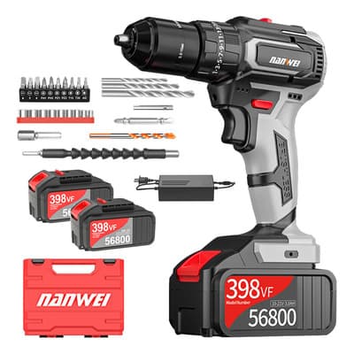 Taladro Rotomartillo Nanwei Sin Escobillas Con 2baterías 3.0ah Color Negro - $1,134.89 en Mercado Libre | PrecioMX