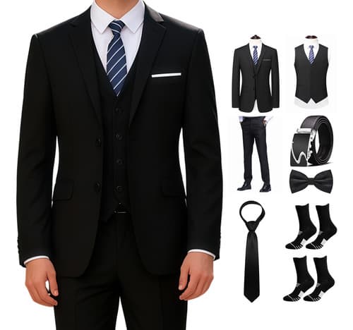 Traje De Negocios 3 Piezas Traje Casual Para Hombre - $588.00 en Mercado Libre | PrecioMX