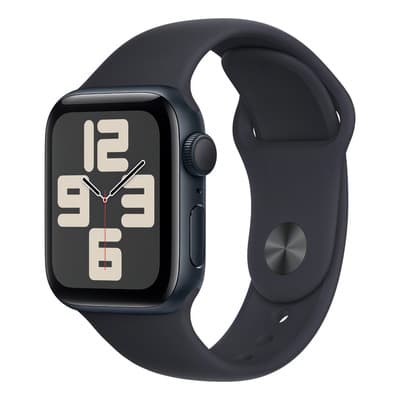 Apple Watch SE (2nd GEN) GPS • Caja de aluminio color medianoche de 40 mm • Correa deportiva color medianoche - M/L