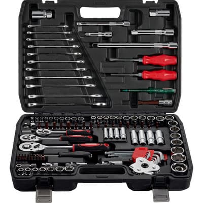 Juego De Herramientas Reparación De Automóviles Teeno Jl-121 Rojo/negro