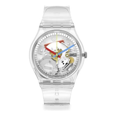 Reloj Swatch Gent Biosourced Clearly Con Cuarzo - $2,351.46 en Mercado Libre | PrecioMX