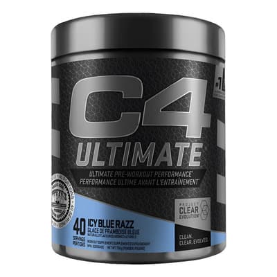 Cellucor C4 Ultimate 40 Servicios 736 Gr Sabor Icy Blue Razz Icy Blue Razz