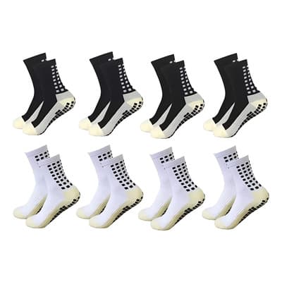8 Par Calcetin Media Deportivos Fútbol Antideslizantes