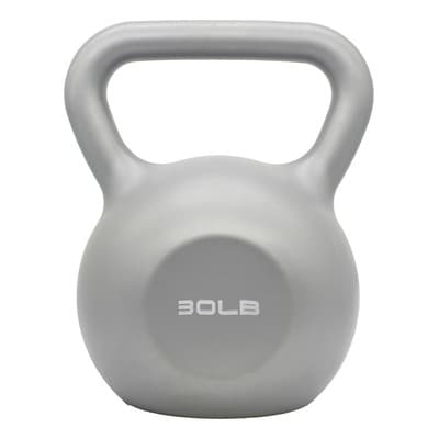 Pesa Rusa Kettlebell 30 Lb 9.07 Kg Crossfit Gym Gimnasio Color Gris
