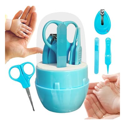 Kit Manicura Bebé Higiene Cuidado Limpieza Cortauñas Azul - $85.31 en Mercado Libre | PrecioMX