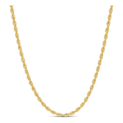 Cadena Torzal Oro Italiano 14k 14 Kilates 60cm 2mm Color Dorado - $5,759.30 en Mercado Libre | PrecioMX