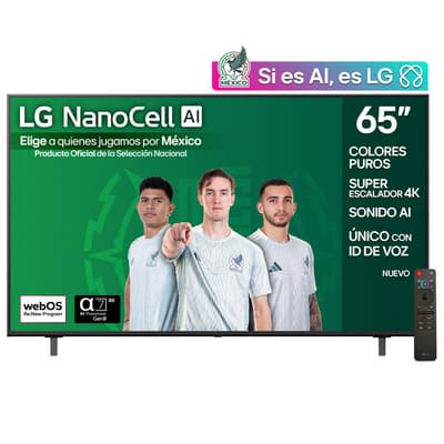 Pantalla 65 Pulgadas LG Nanocell Ai Nano80 4k Smart Tv Webos 2025