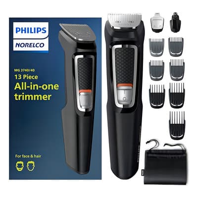 Rasuradora Philips Multigroomer Norelco Mg3740/40 Negra Negro - $529.00 en Mercado Libre | PrecioMX
