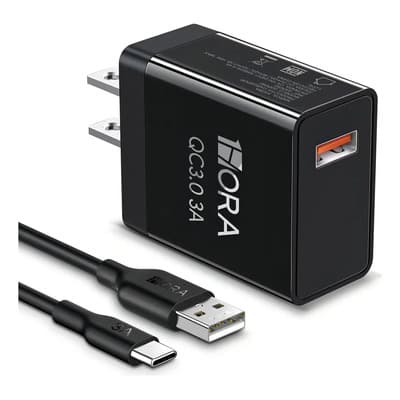 Cargador Tipo C Carga Rápida 3a 18w Turbo Compatible Con Samsung Motorola Xiaomi Huawei 1hora Gar092 Negro - $71.49 en Mercado Libre | PrecioMX