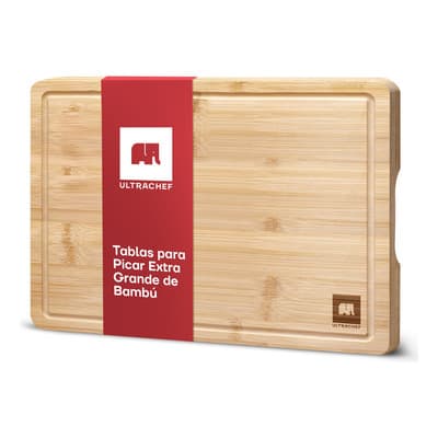 Tabla Para Picar Cortar Jumbo De Madera De Bambú Ultrachef