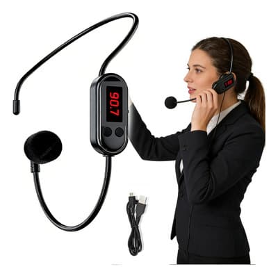 Tiiyee Micrófono Inalámbricos De Cabeza De Amplificador Altavoz,microfonos Diadema Inalambricos,diadema Microfono Inalambrico,microfono Diadema,microfono Inalambrico Diadema Negro - $283.10 en Mercado Libre | PrecioMX